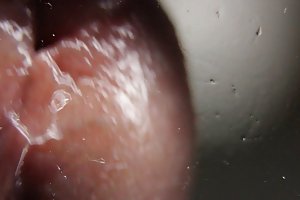 A macro de perto, de gozar nenhum vidro sexo anime hentai porno