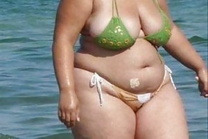 Bbw biquini - franca burro praia garantia de um voyeur - espionagem bunda porno rolos de ver a qualidade do